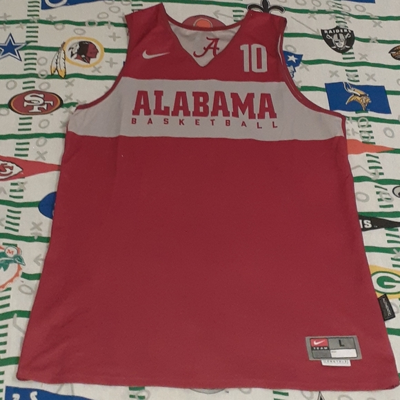 Y2K Nike Team Issued Reversible Alabama Crimson Tide Basketball Jersey Vintage - Picture 3 of 6